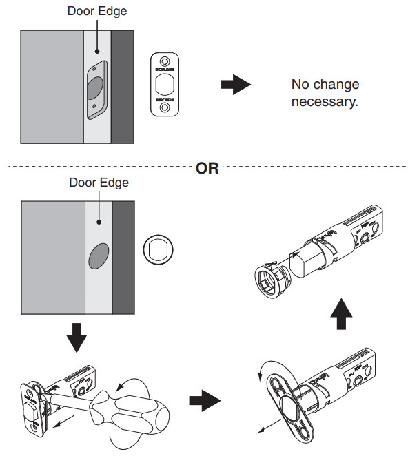 SCHLAGE BE365 PLY 619 Keypad Deadbolt-faceplate