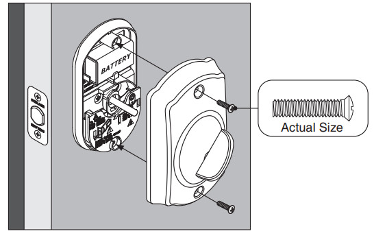 SCHLAGE BE365 PLY 619 Pêne dormant à clavier-COVERT