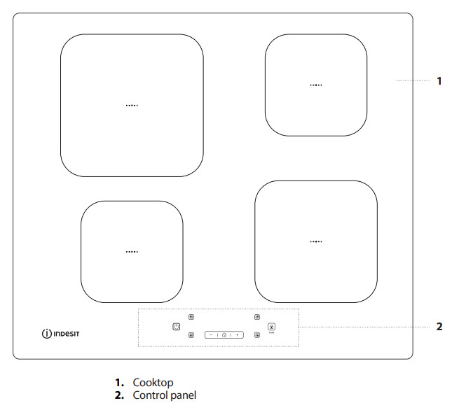 INDESIT 83Q60 Table de cuisson à induction - Fgure 3