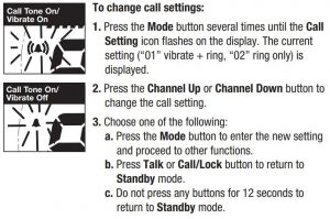 FIG 22 VibrAlert® et Call Alert