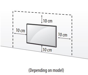 Manuel du propriétaire du téléviseur LED LG - Fixation au mur