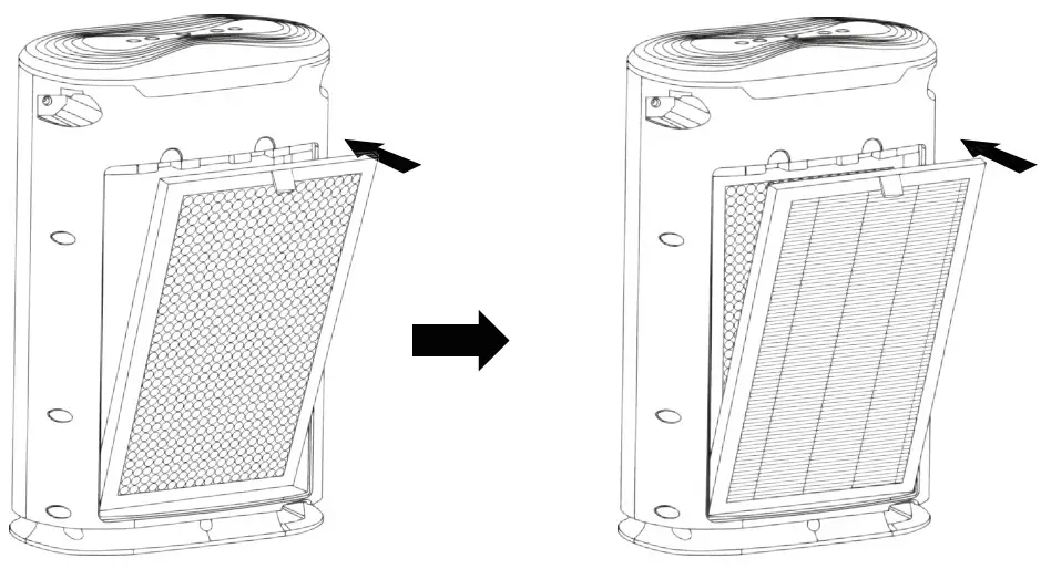 Purificateur d'air okaysou - dans le purificateur d'air