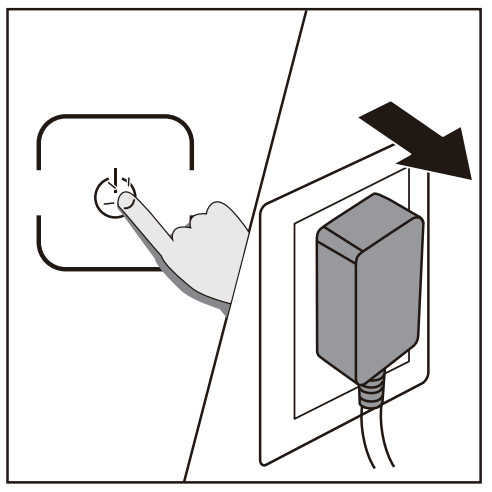 Purificateur d'air okaysou - Mettre hors tension