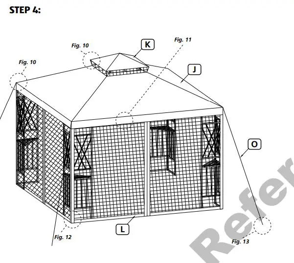 belavi-7884-Gazebo-with-Netting-FIG-8