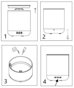 SPAROOM Diffuseur d'huiles essentielles Soothing Snooze-INSTRUCTIONS