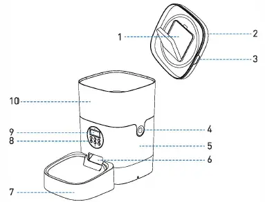 PETLIBRO PLAF001 Automatic Pet Feeder fig 1