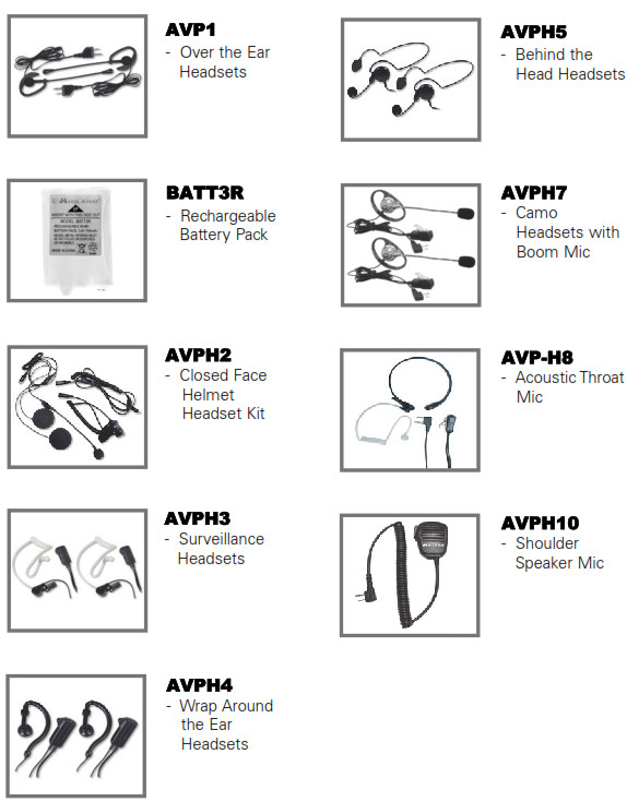 MIDLAND X-TALKER Radios à deux voies - ACCESSOIRES