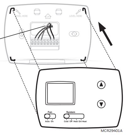 Honeywell TH3110D1008 Thermostat numérique non programmable fig14