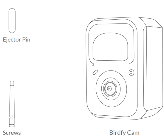 netvue Birdfy Smart AI Bird Feeder Camera - Contenu de la boîte1