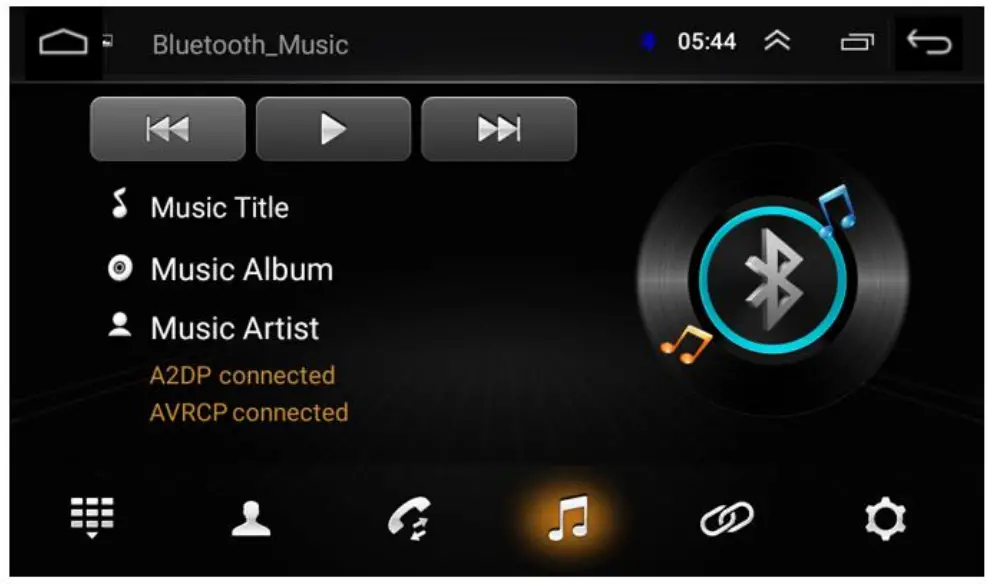 CAMECHO SHA16 Car Play Android Auto - Musique Bluetooth