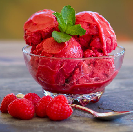 Sorbet à la framboise