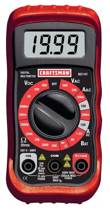 Craftsman-82141-Digital-MultiMeter-User-Manual-product