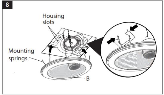 HOMEWERKS 7130-18-BT Ventilateur de bain avec haut-parleur Bluetooth et lumière LED - figure 13
