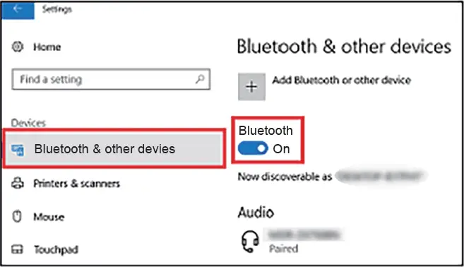 Bluetooth Autres appareils