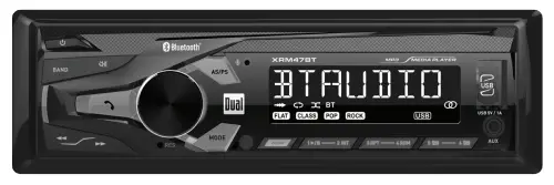 Dual XRM47BT Récepteur AM/FM avec Bluetooth Face fixe Manuel d’installation et d’utilisation