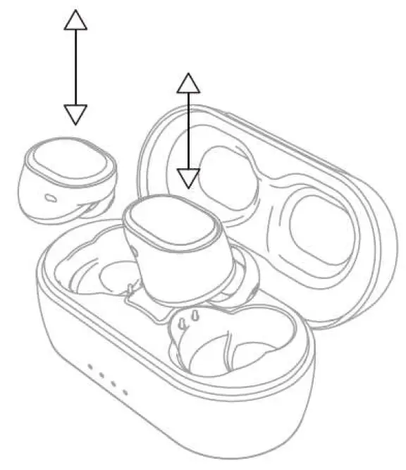 Skullcandy Sesh ANC True Wireless Earbuds Illustration du fonctionnement