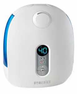 Homedics UHE-WM350 Total Comfort Ultrasonic Humidifier Warm and Cool Mist Manuel d’instructions et informations sur la garantie