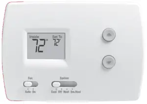 Instructions pour le thermostat numérique non programmable Honeywell Pro 3000 Series