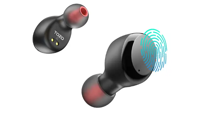 Écouteurs sans fil TOZO T6 à l'épreuve de l'eau