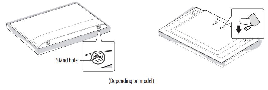 LG LED TV Owner's Manual - Lors de l'installation du support de montage mural, il est recommandé de couvrir le trou du support avec du ruban adhésif.