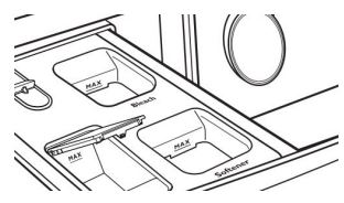 Whirlpool Front Load Washer Owner's Manual - Adding HE detergent to Optimal Dispense Drawer (on some models