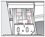 Miele Washing machine User Manual - Tirez le tiroir à détergent et ajoutez du détergent dans les compartiments.