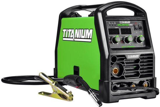 TITANIUM 58828 Unlimited 140 Soudeuse professionnelle multiprocédés avec entrée 120V